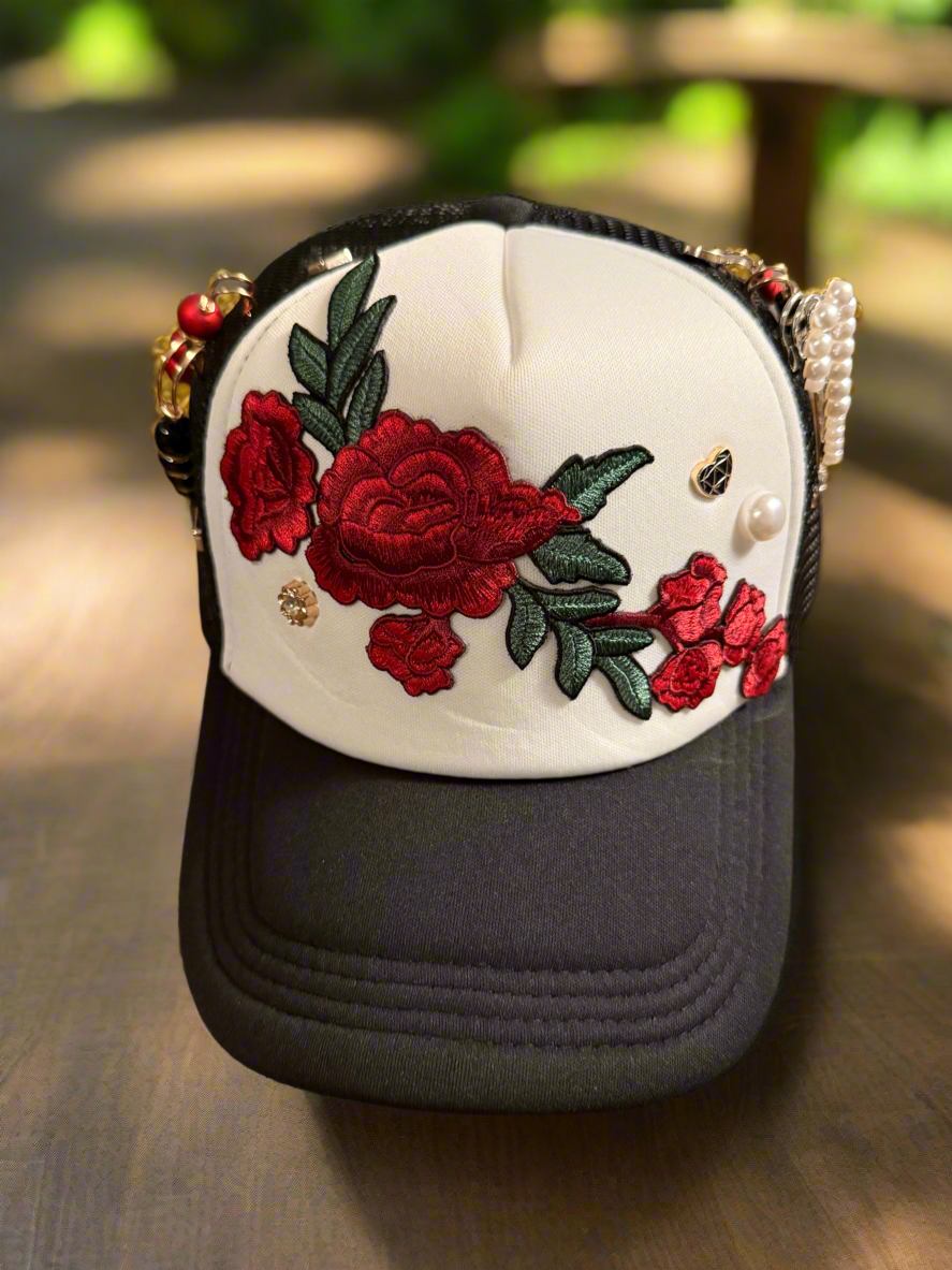 Rose Trucker Hat