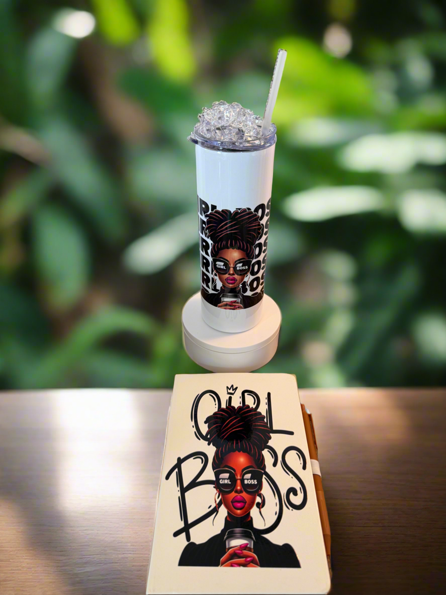 Girl Boss Tumbler & Journal