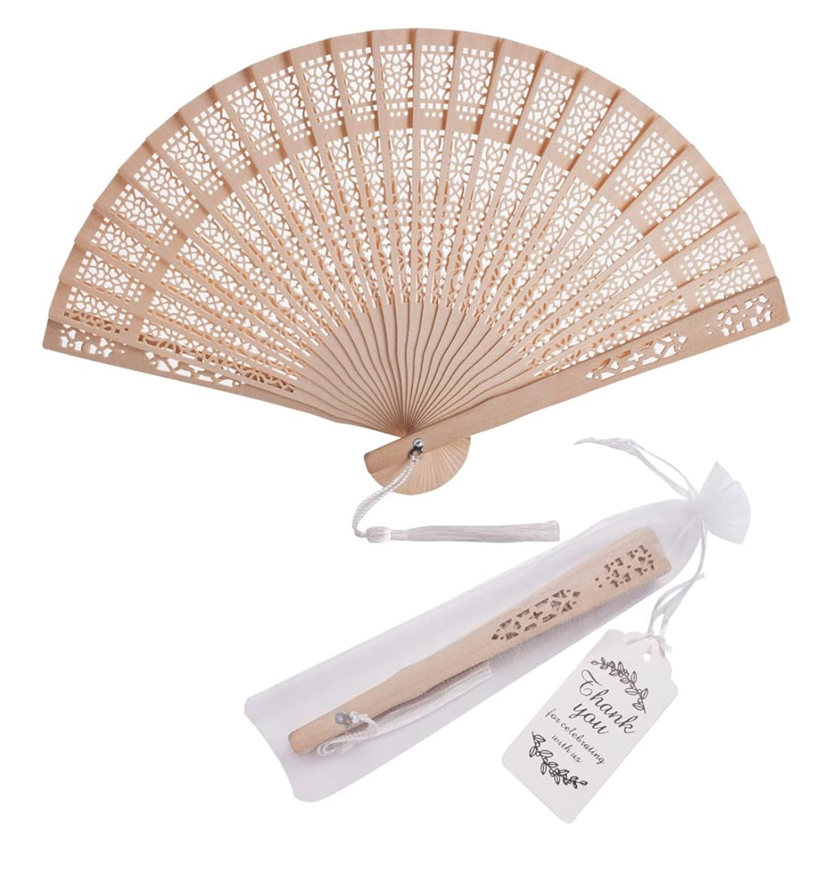 Personalized wood fan🪭