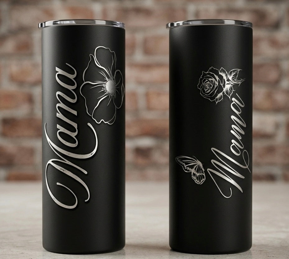 Laser engraved Customized stainless steel 20oz Tumbler✨