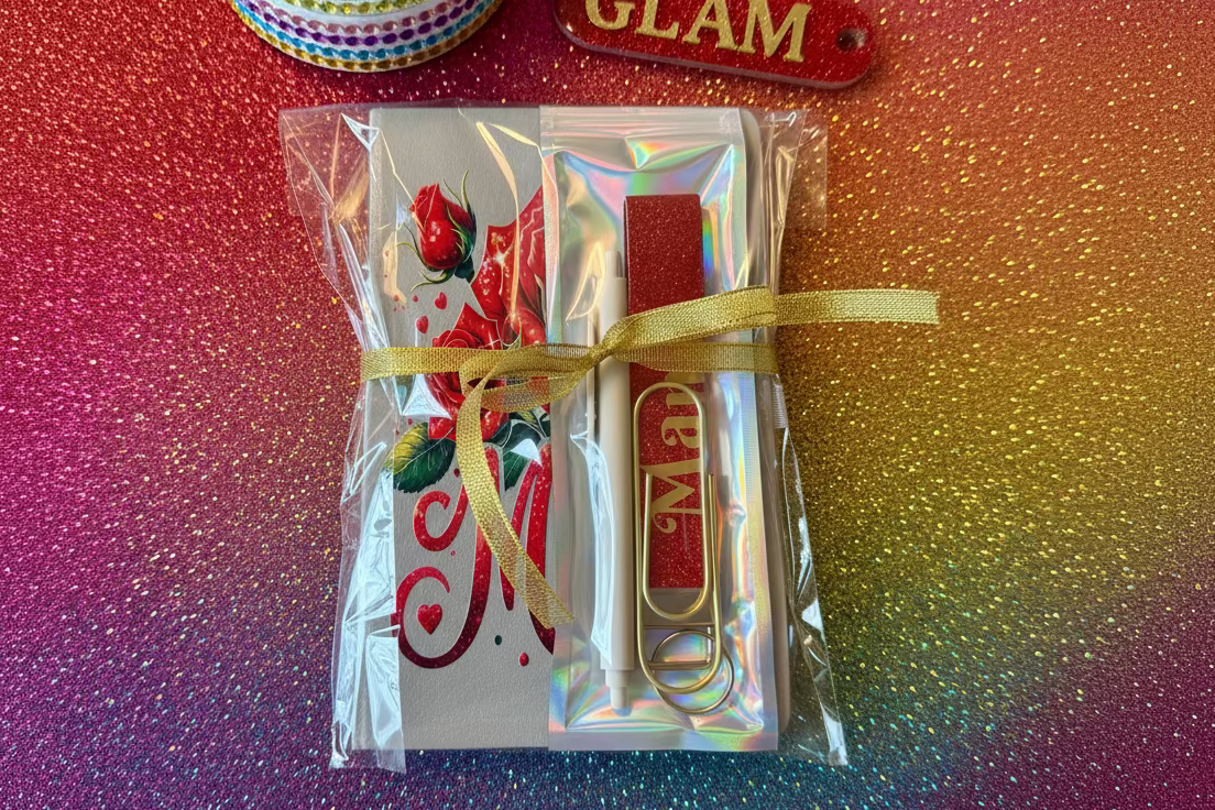 Mama🌹 Journal/Pen with double sided keychain set🌹
