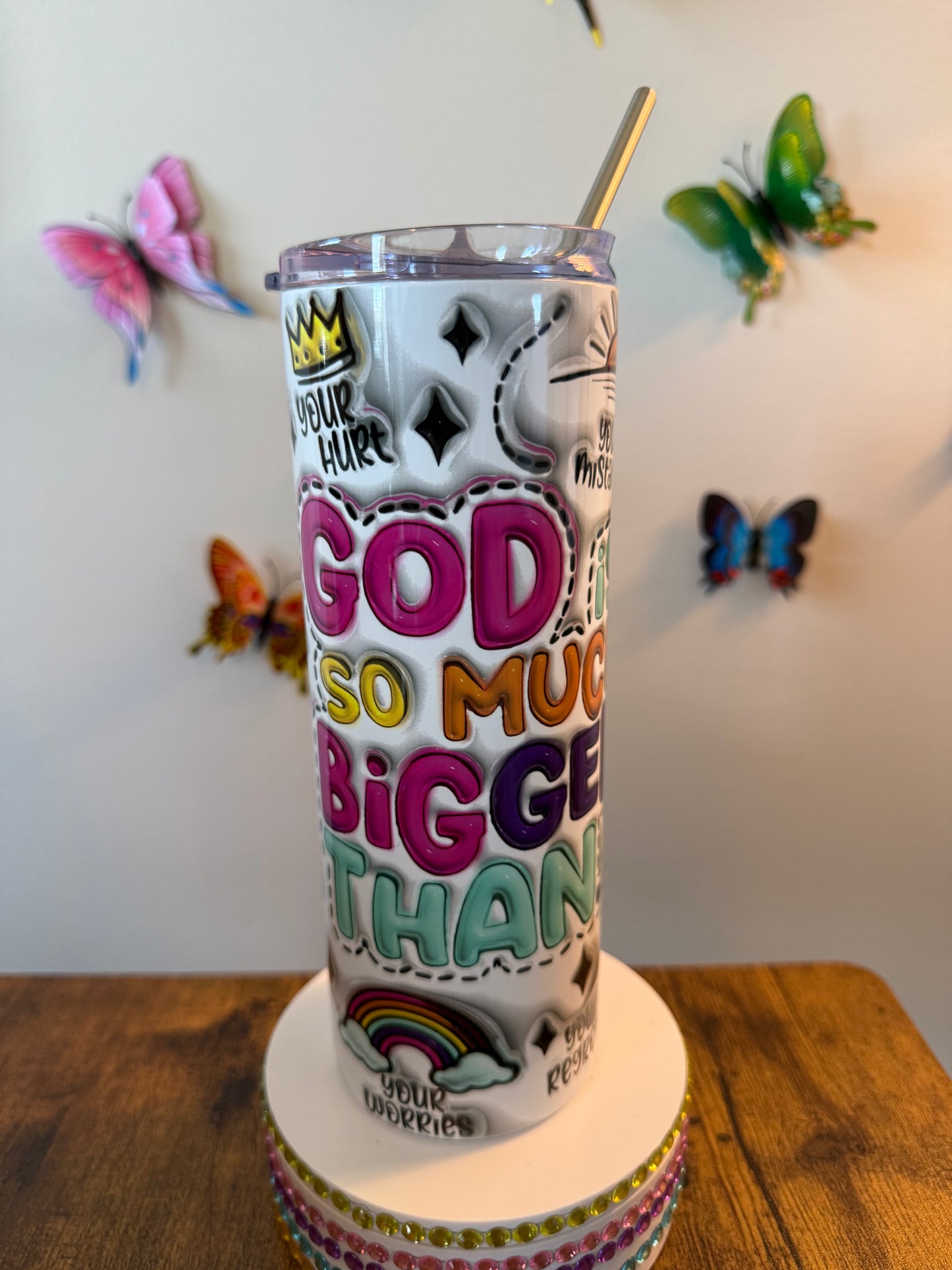God is Bigger Tumbler