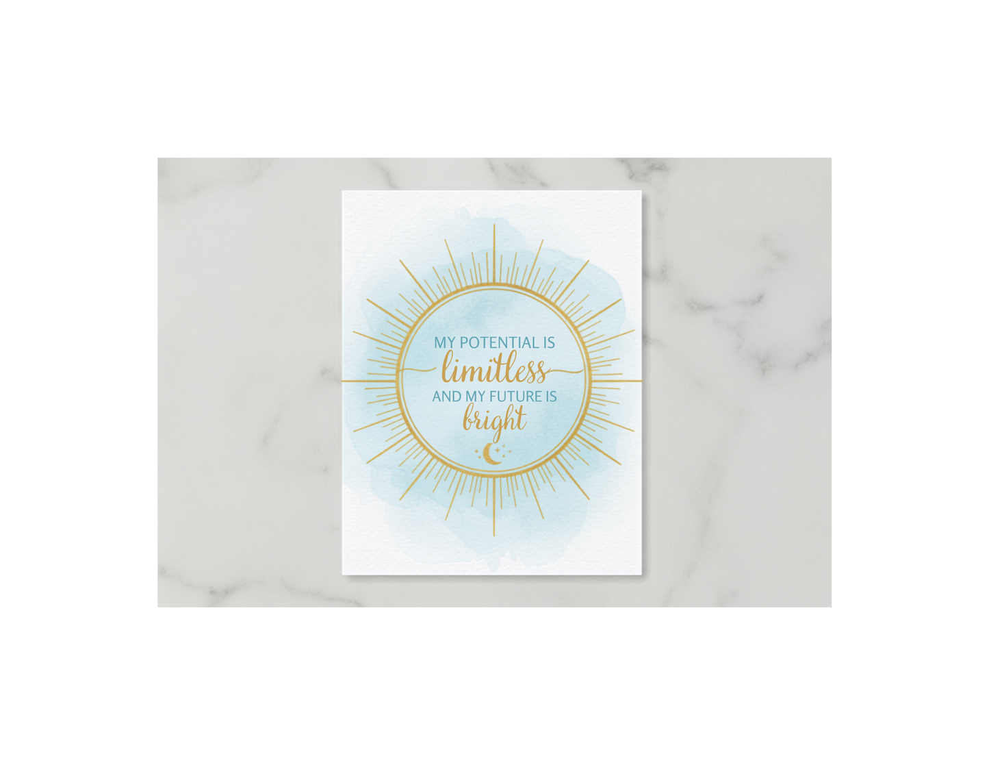 5 Motivational Affirmation Cards | Printable Digital Download