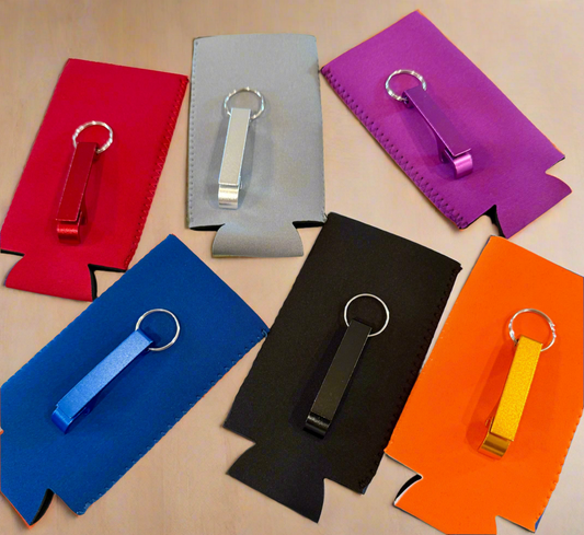 Slim bottle covers w/bottle opener✨