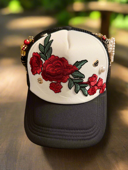 Rose Trucker Hat