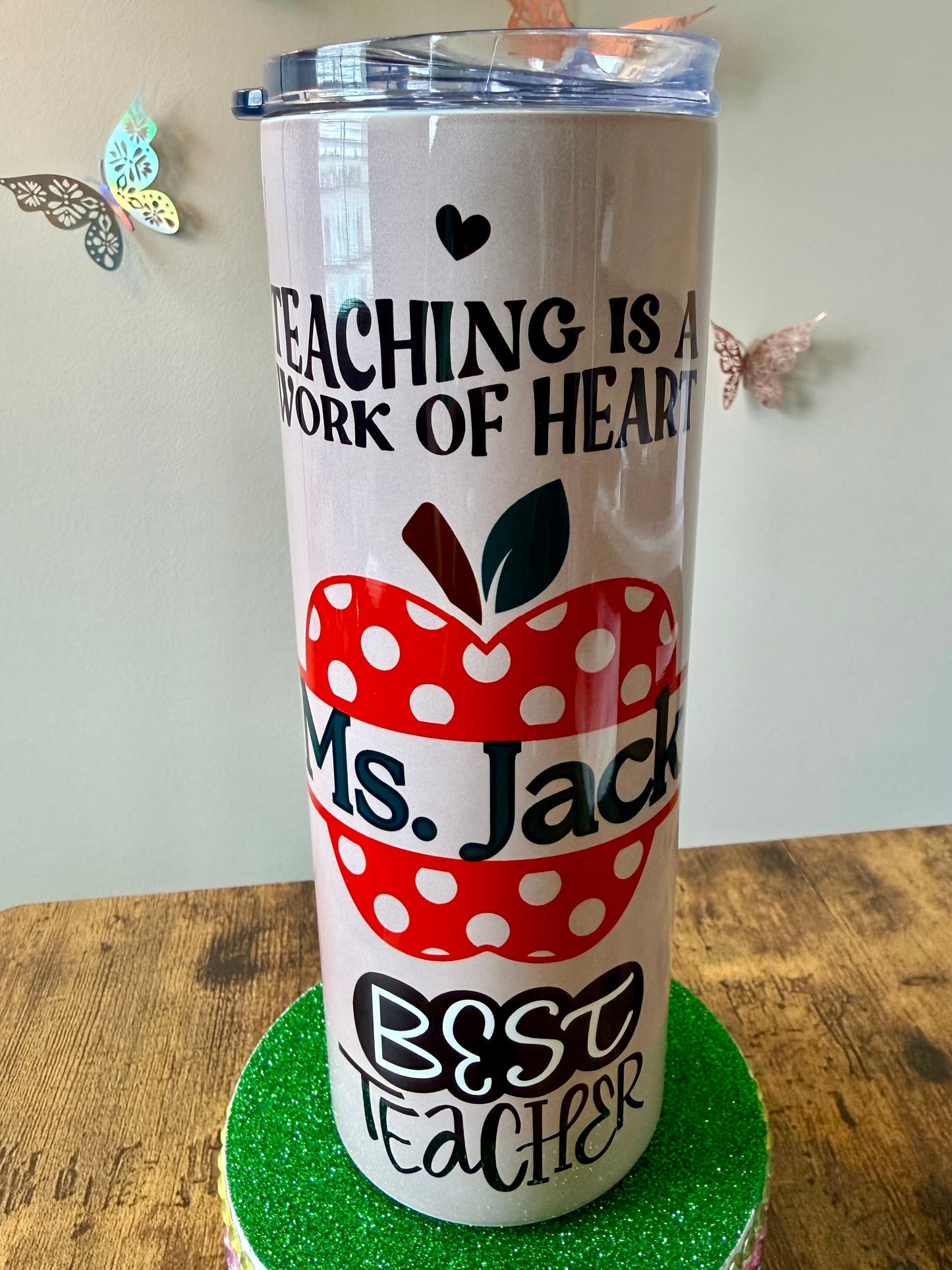 Customize your 20oz Tumbler w/ lid & straw✨ for any Holiday, Special keep sake