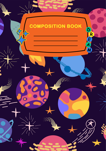 Custom Composition Notebook Covers w/ Jumbo Paperclip📓✨
