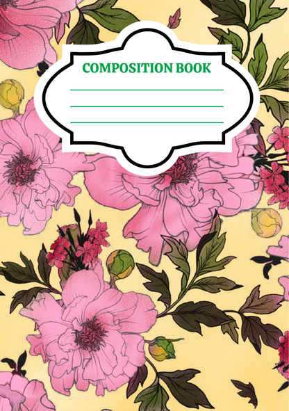 Custom Composition Notebook Covers w/ Jumbo Paperclip📓✨