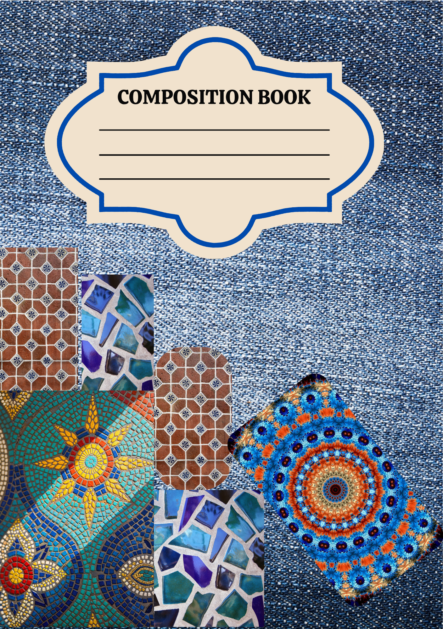 Custom Composition Notebook Covers w/ Jumbo Paperclip📓✨