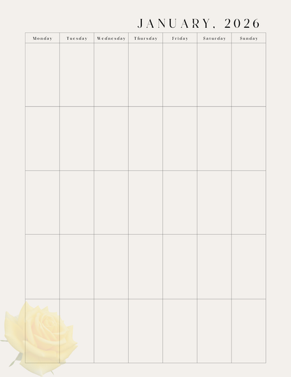 Digital product* 2026 Weekly Planner*