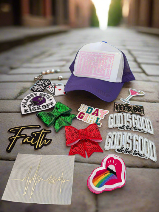 TRUCKER HAT W/ PATCHES
