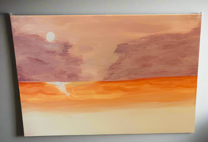 Orange Sunset☀️ Painting