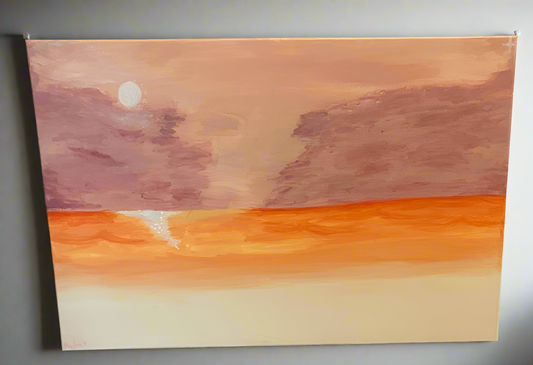 Orange Sunset☀️ Painting