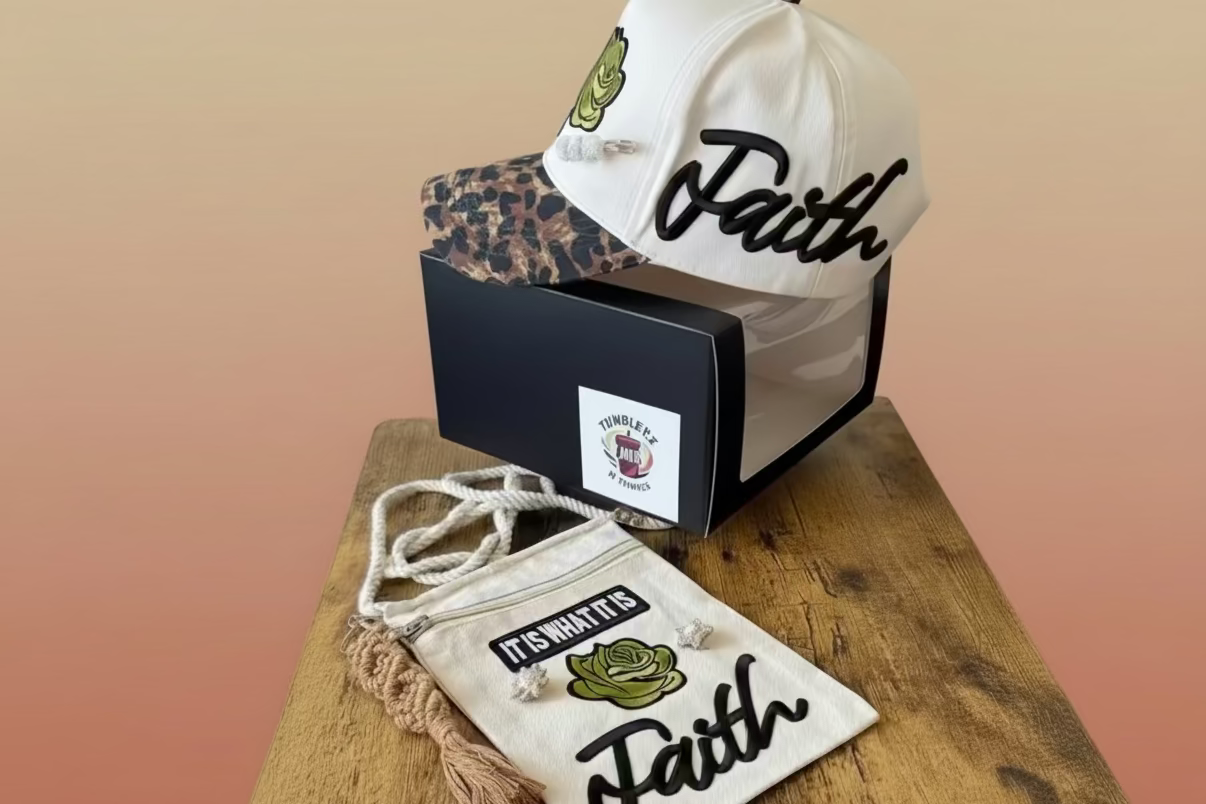 FAITH Hat, keychain & Crossbody bag set✨