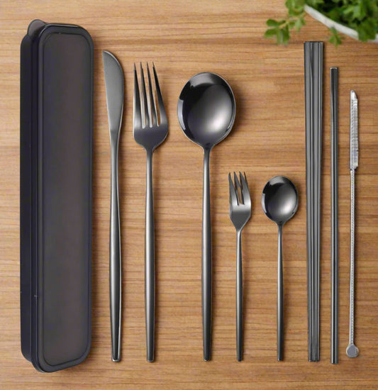 Personalized on the Go flatware set