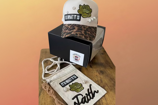 FAITH Hat, keychain & Crossbody bag set✨