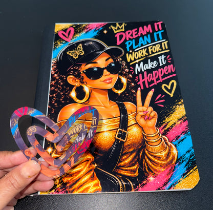 Dream It, Plan It Notebook w/ Bookmark