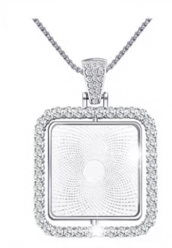 Double sided Rhinestone sublimation Pendant✨