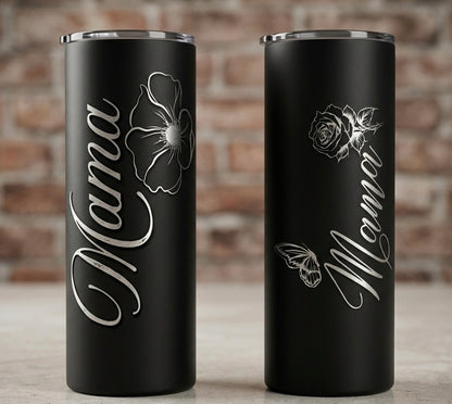 Laser engraved Customized stainless steel 20oz Tumbler✨