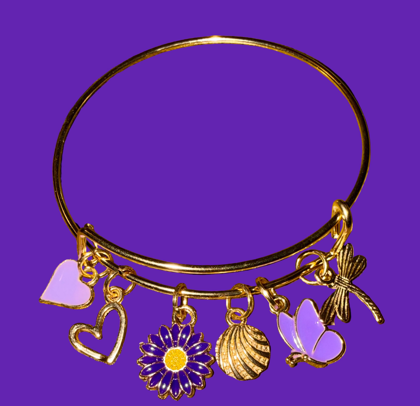 Gold & Purple bangle 💜