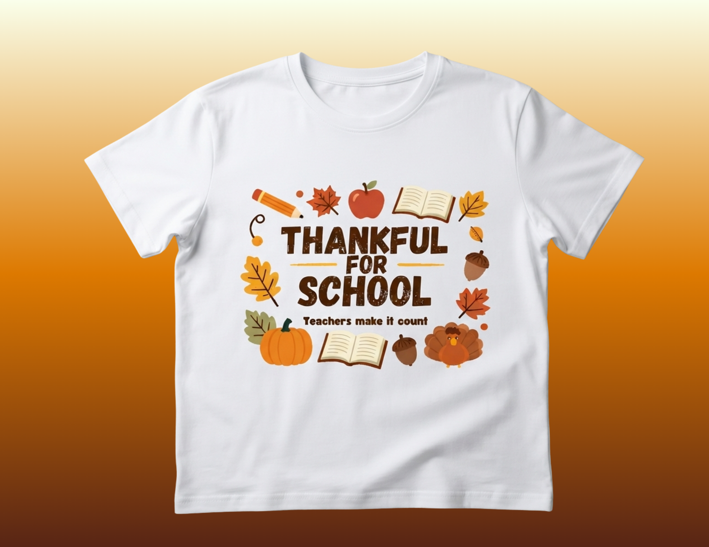 6- Piece Teacher school spirit tshirts📓🍎