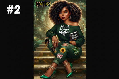 "Mind over Matter" Composition Notebook Cover Collection