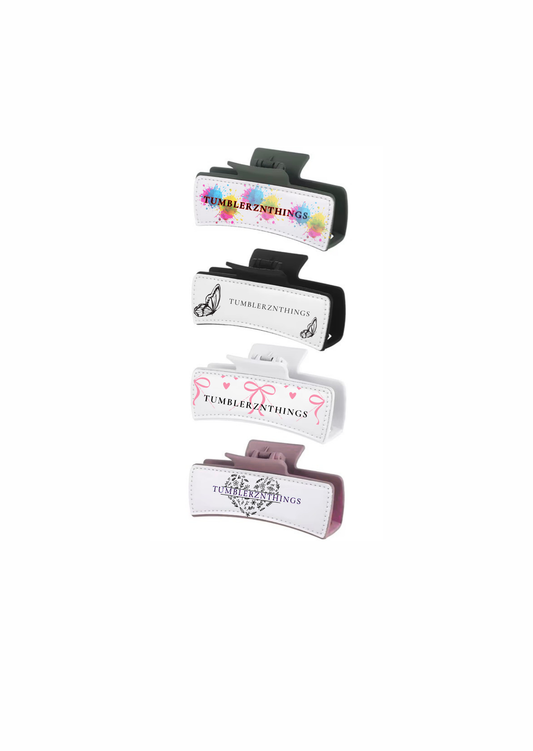 Personalized 4inch Hair Claw Clip set✨