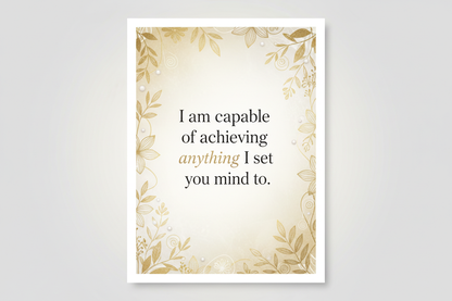 Affirmation Card 1 - Capable