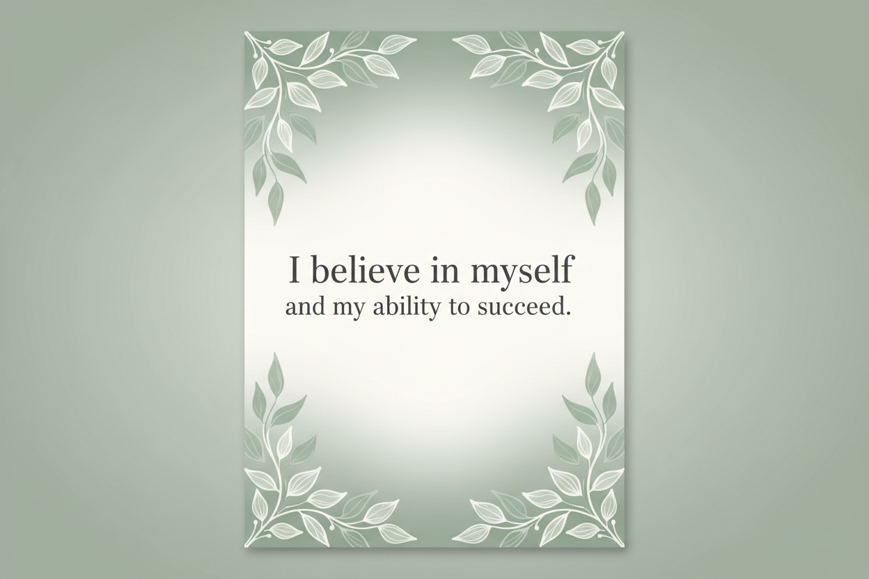 Affirmation Card 4 - Believe