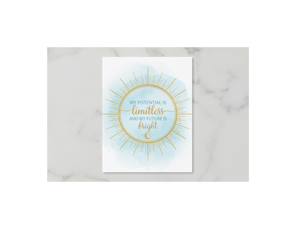 5 Motivational Affirmation Cards | Printable Digital Download