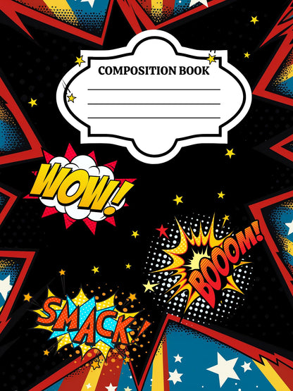 Custom Composition Notebook Covers w/ Jumbo Paperclip📓✨