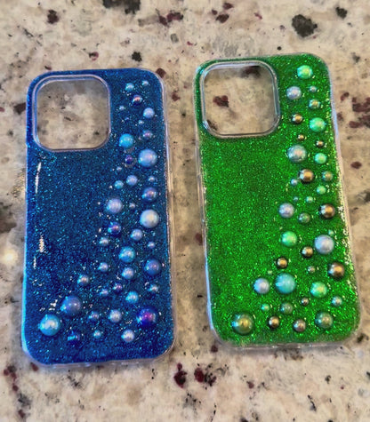 16 Pro Rhinestone phone case with Glitter and Rhinestones✨ sold individually * See Description Below*