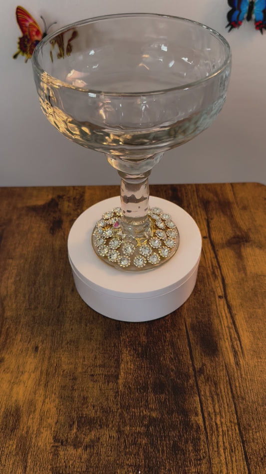 Bling Margarita Glass