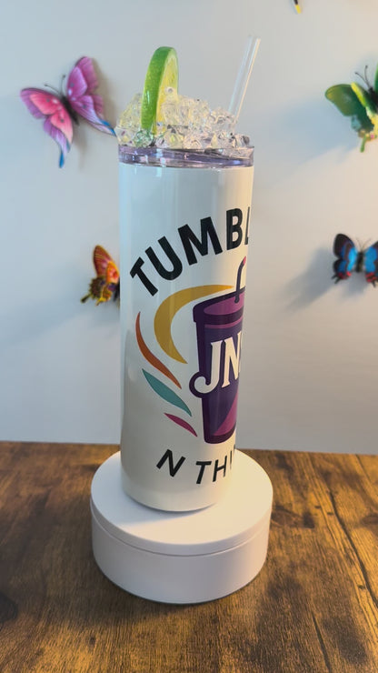 Customized Tumbler w/ Ice lid✨